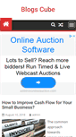 Mobile Screenshot of blogscube.com